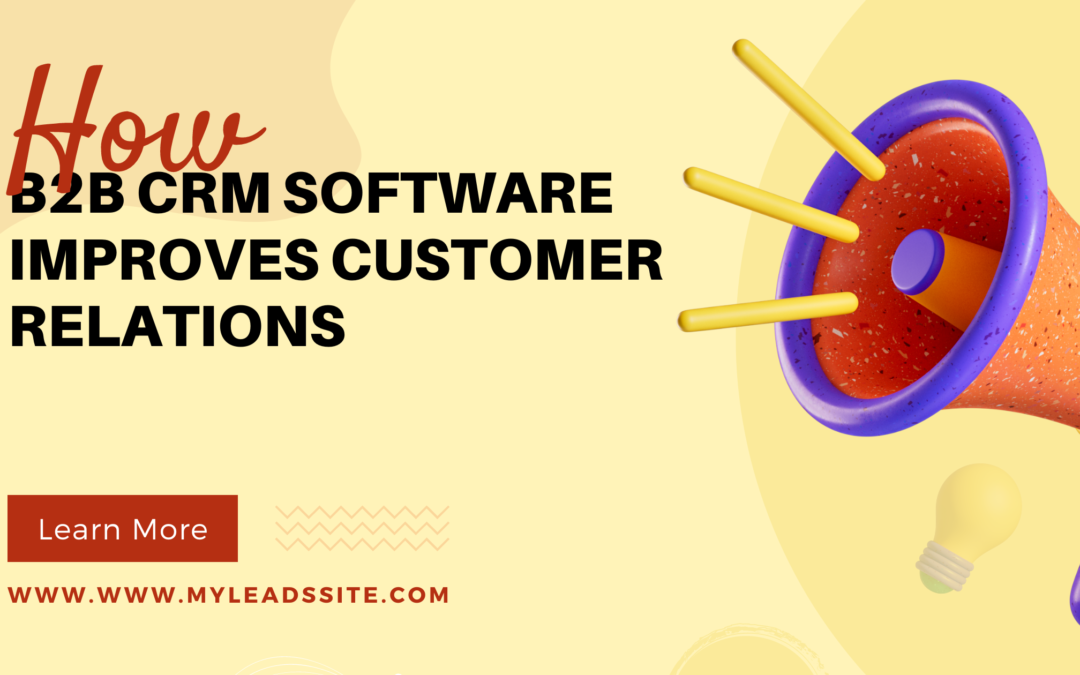 B2B CRM Software
